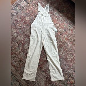 H&M Relaxed Fit Linen Blend Overalls